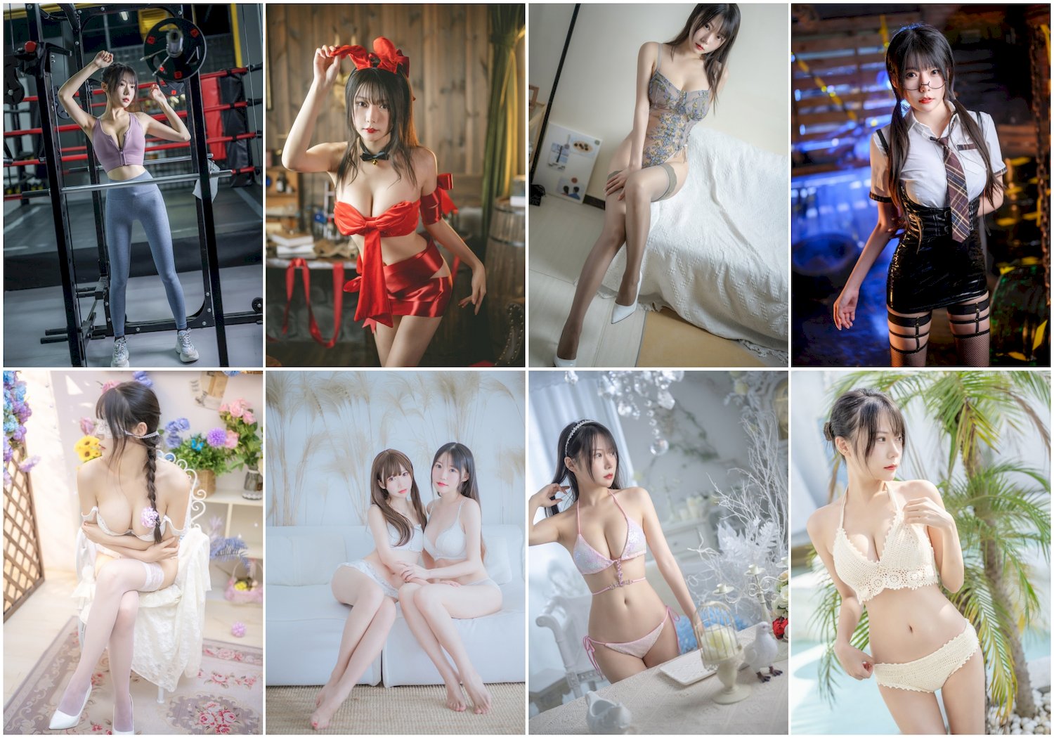 香草喵露露写真图片 性感美少女 网红模特