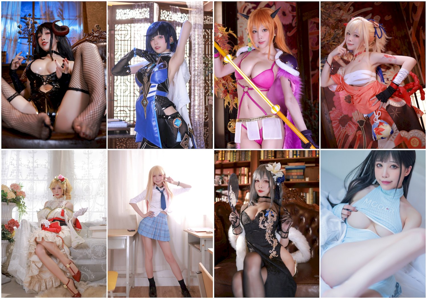 水淼Aqua写真图片 性感美少女 网红模特