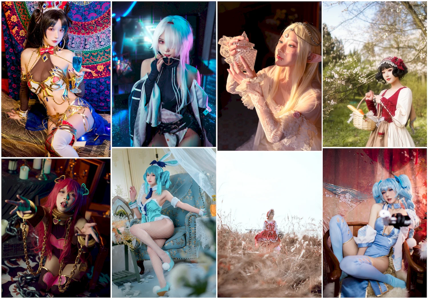 阿包也是兔娘写真图片 性感美少女 网红模特