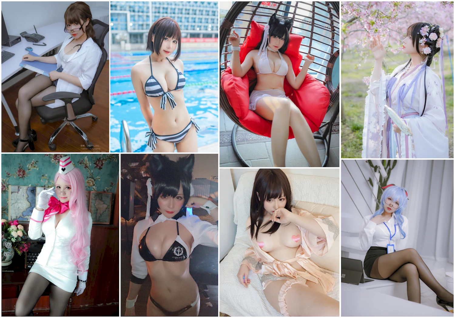 Nyako喵子写真图片 性感美少女 网红模特
