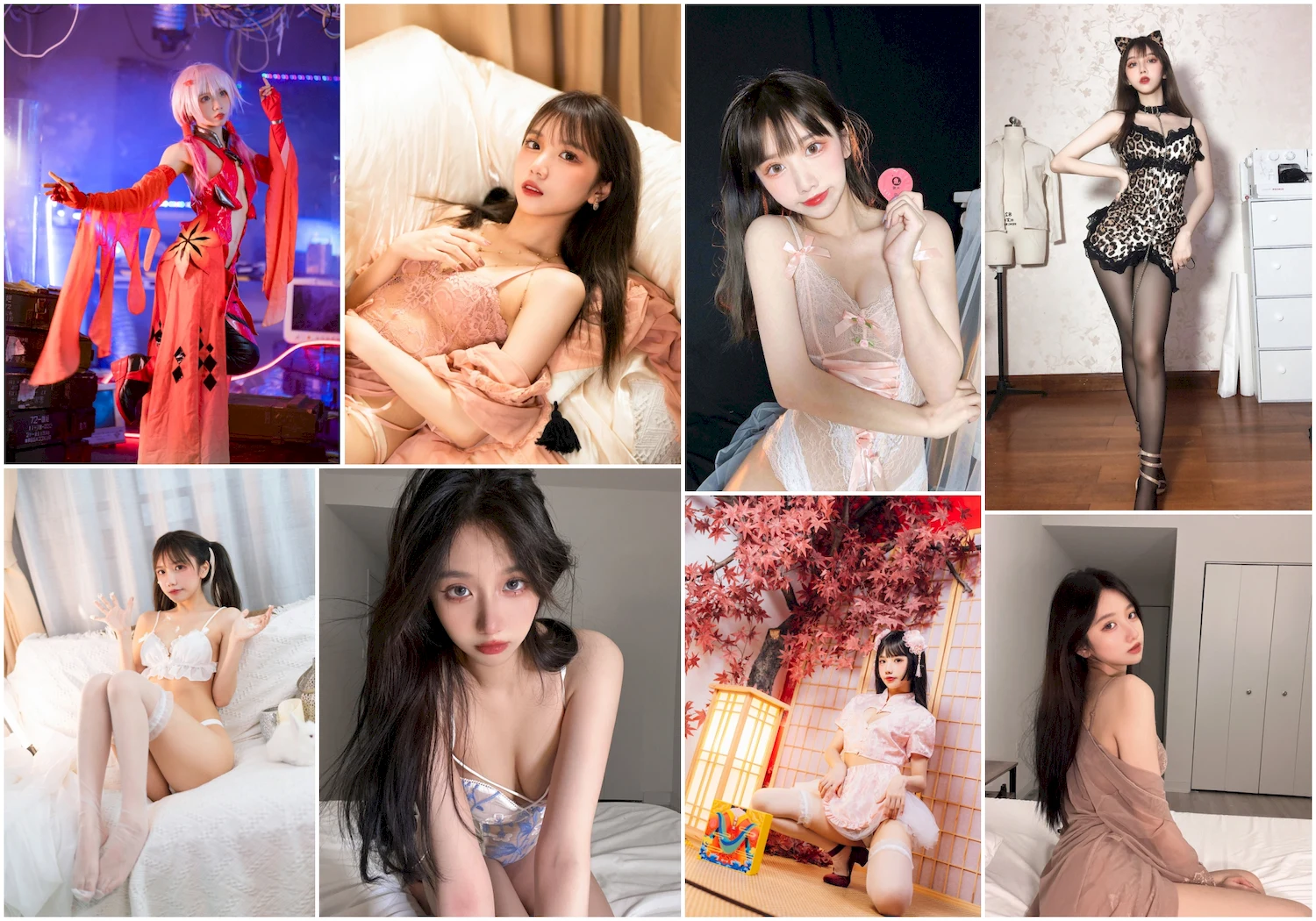 果咩酱w写真图片 性感美少女 网红模特