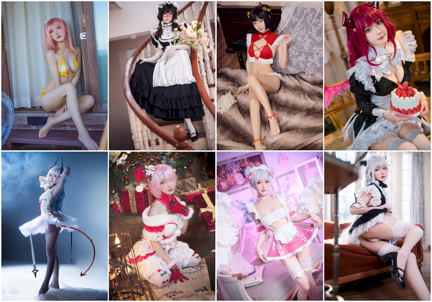 阿包也是兔娘写真图片 性感美少女 网红模特