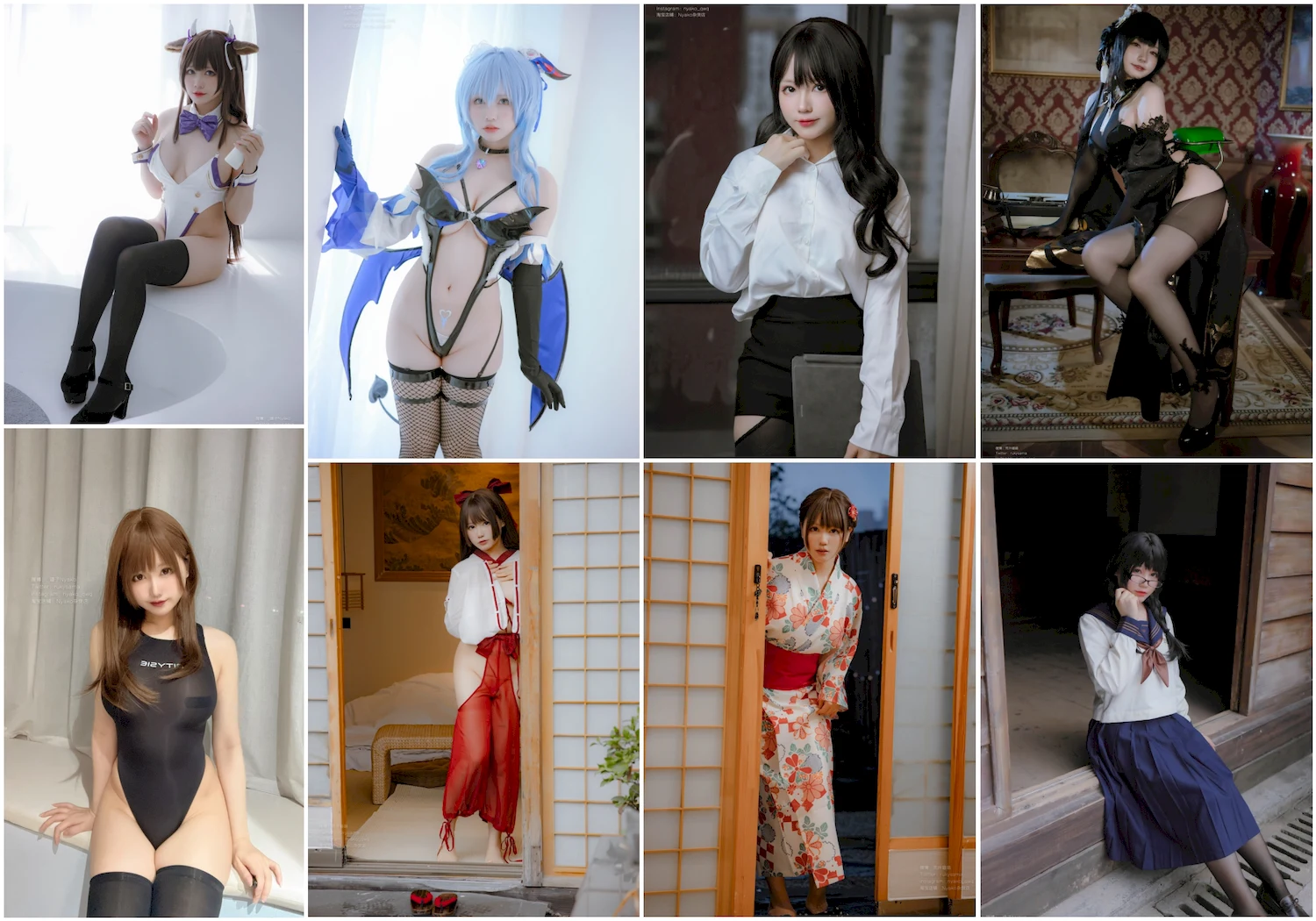 Nyako喵子写真图片 性感美少女 网红模特