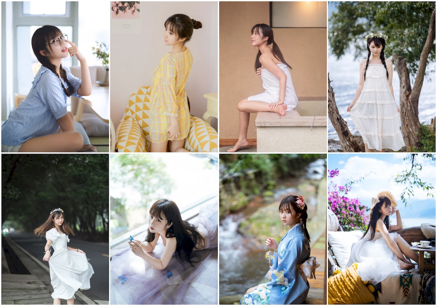 镜酱写真图片 性感美少女 网红模特
