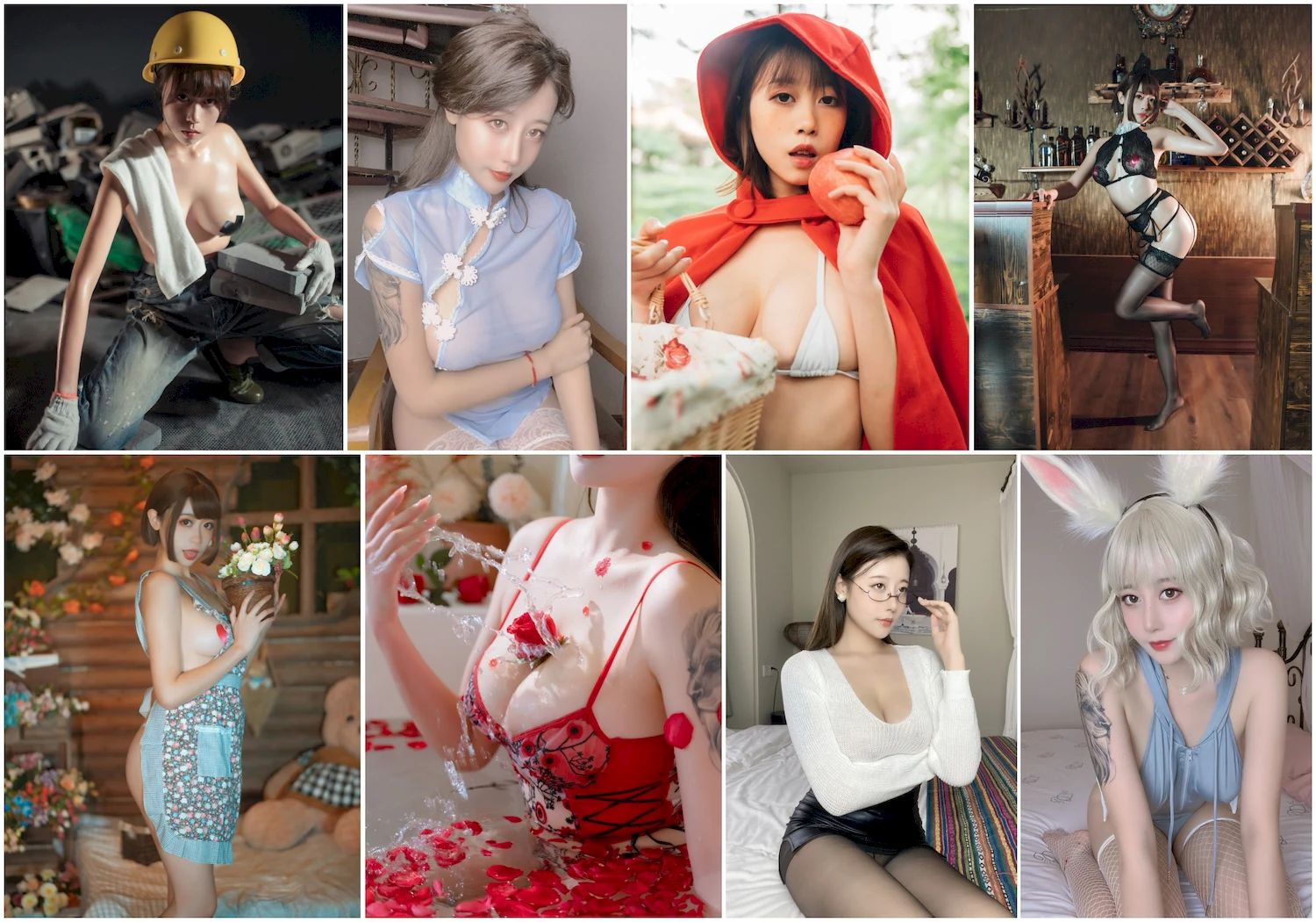 奈汐酱Nice写真图片 性感美少女 网红模特
