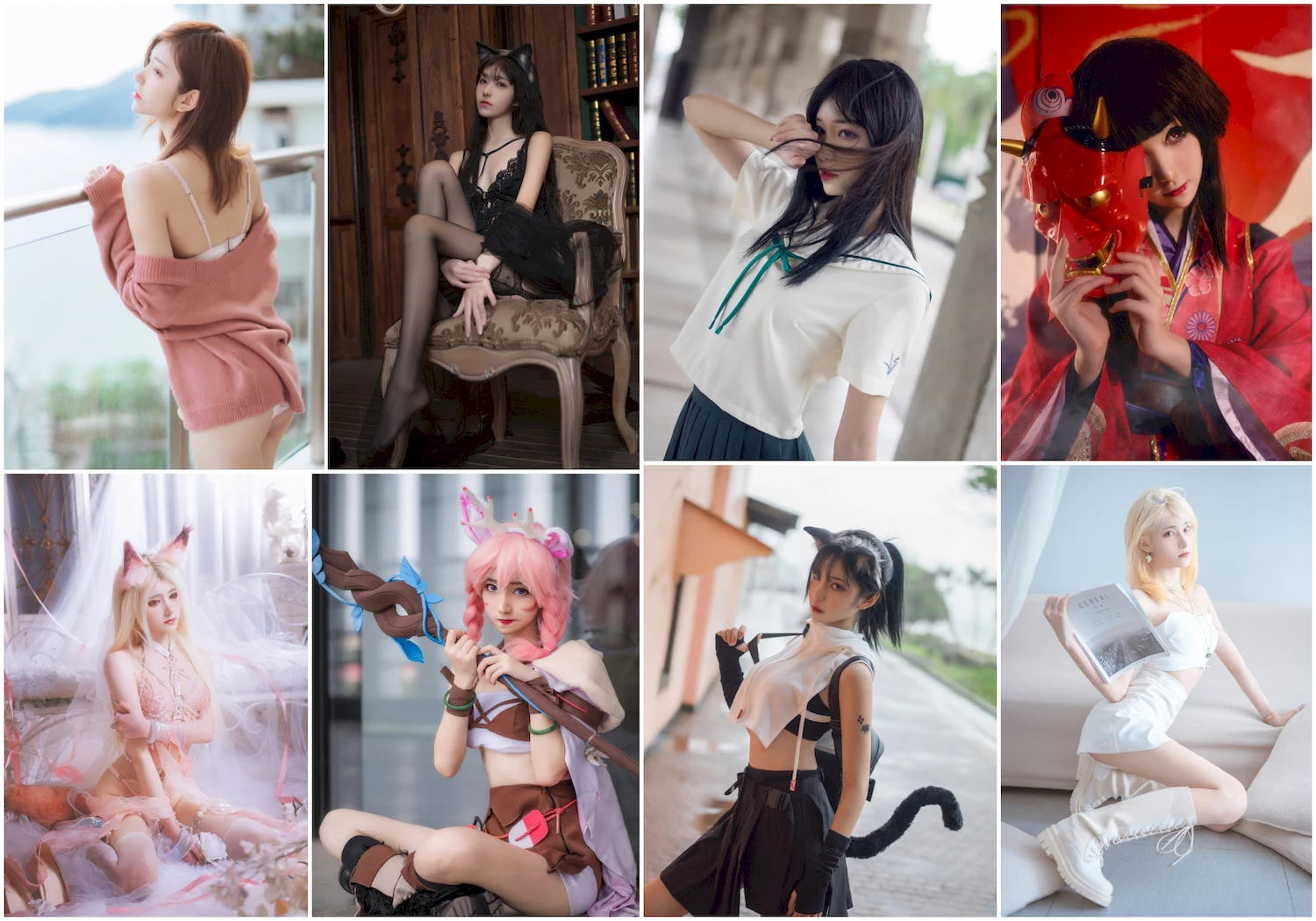 南桃Momoko写真图片 性感美少女 网红模特