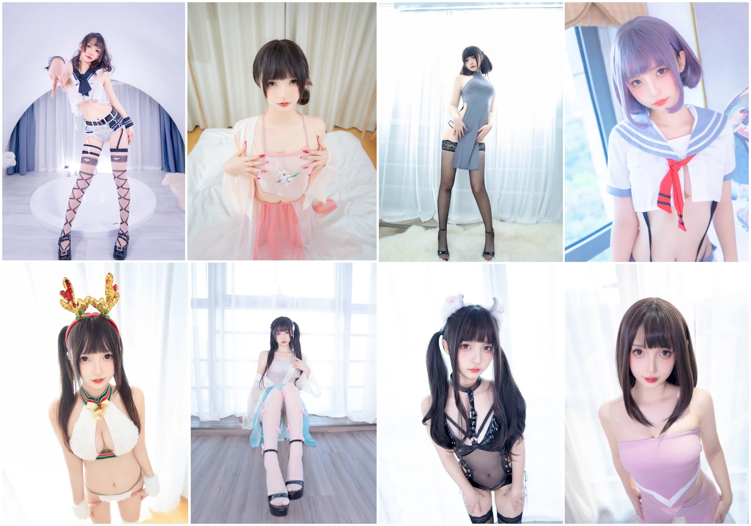 神楽坂真冬写真图片 性感美少女 网红模特