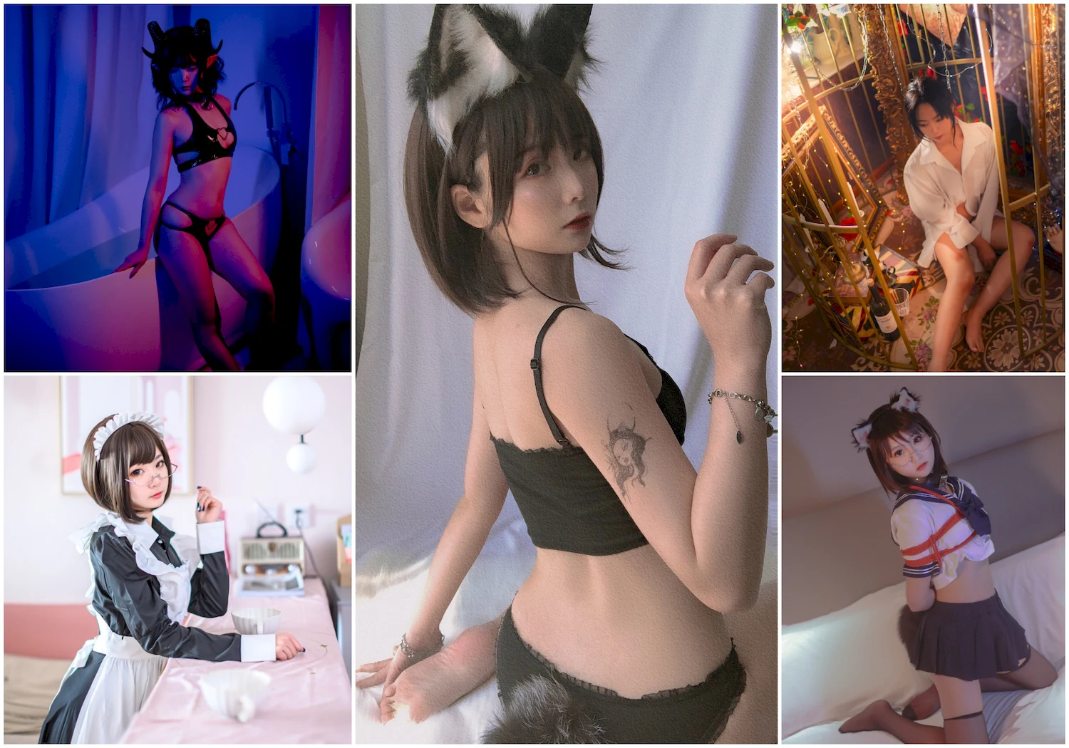 是青水写真图片 性感美少女 网红模特