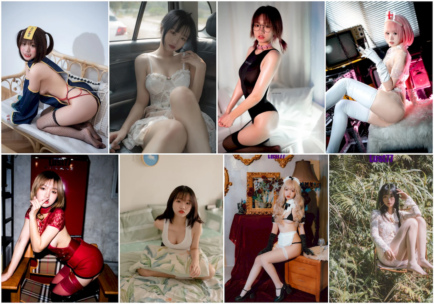 柒柒要乖哦写真图片 性感美少女 网红模特