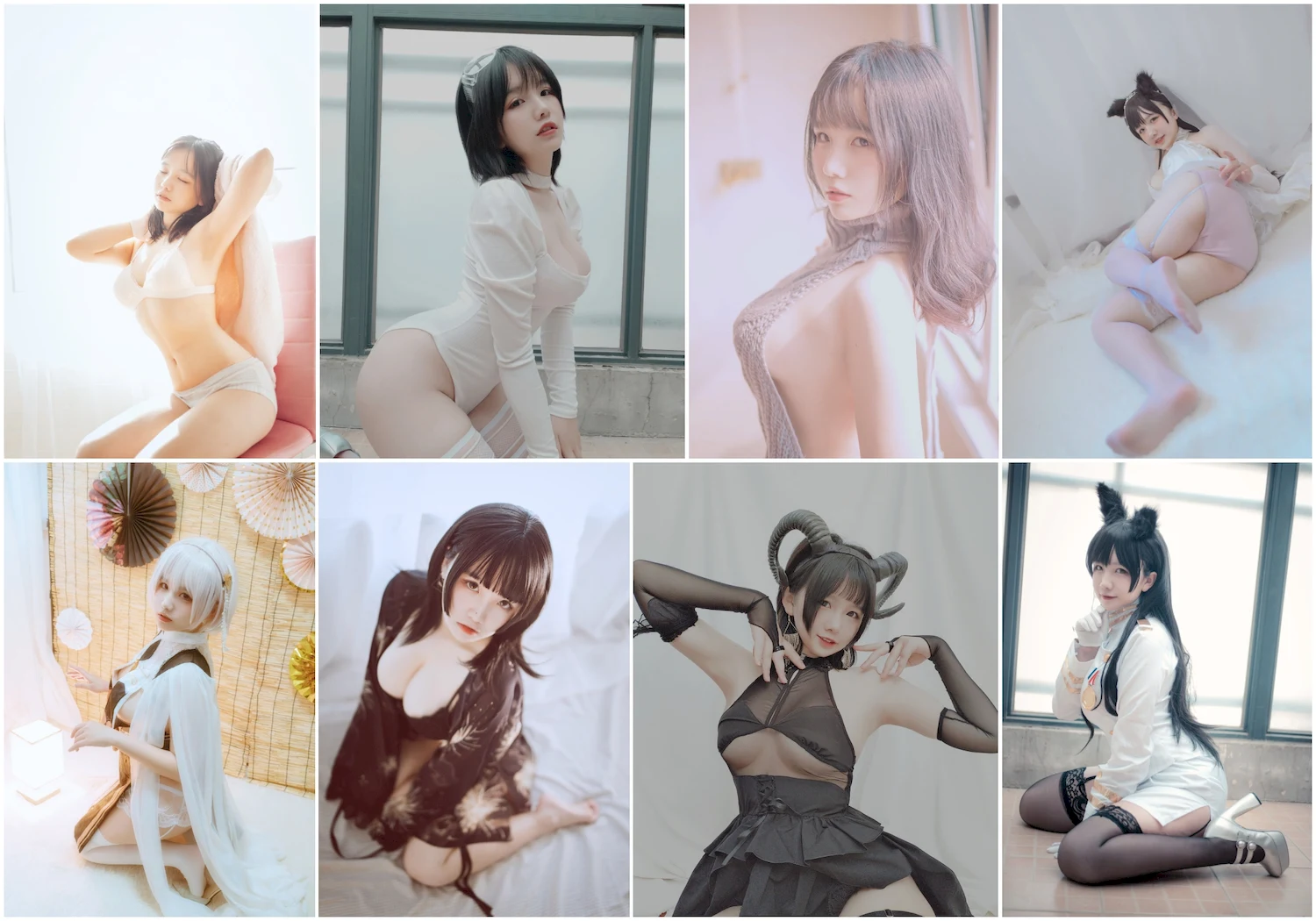 阿半今天很开心写真图片 性感美少女 网红模特