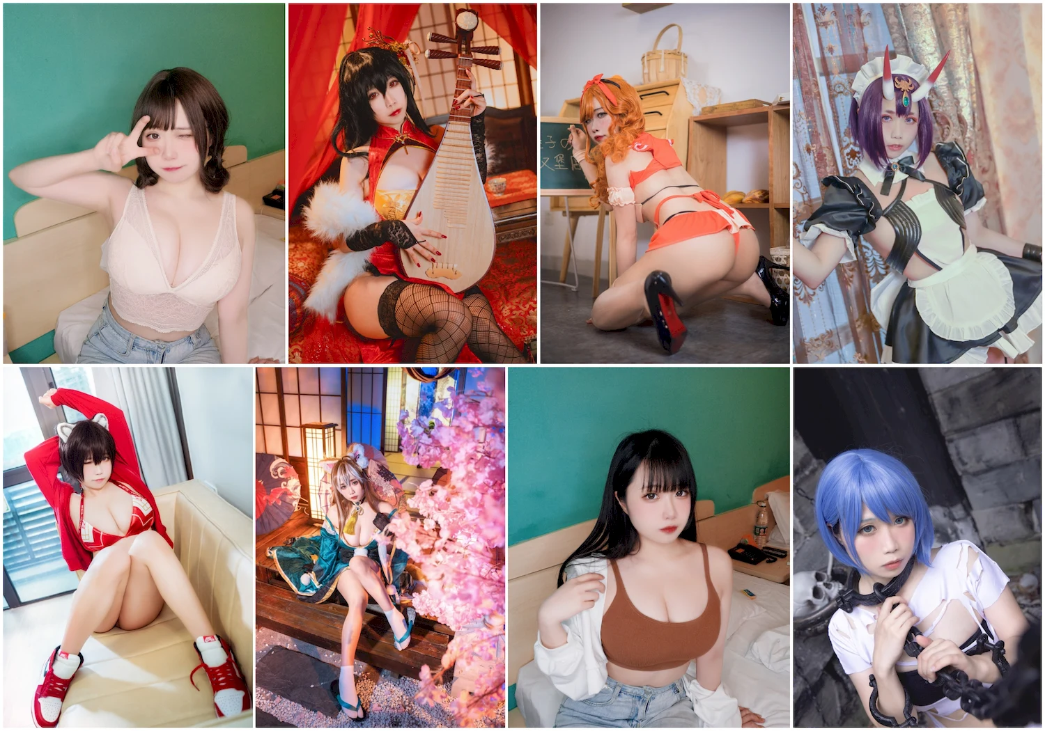 贞子蜜桃写真图片 性感美少女 网红模特