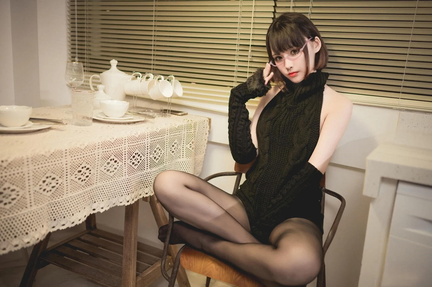 你十七鸽写真图片 性感美少女 网红模特