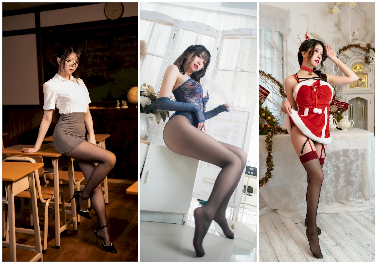 Leah梓未写真图片 性感美少女 网红模特