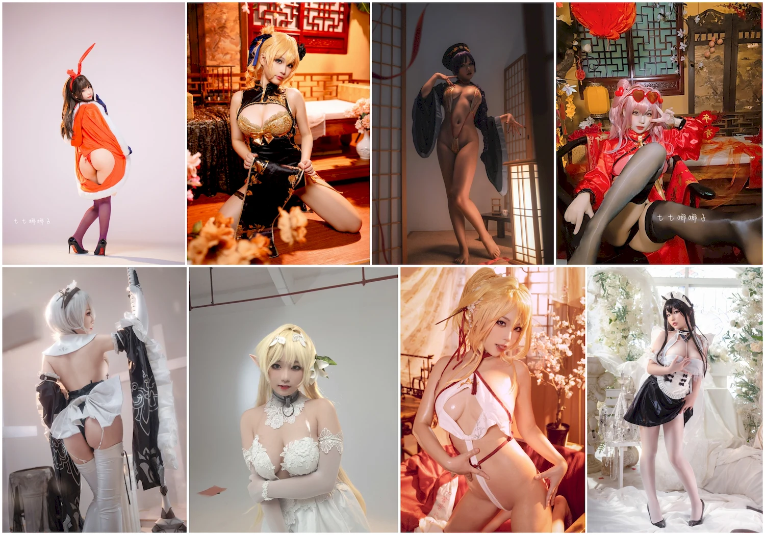 七七娜娜子写真图片 性感美少女 网红模特