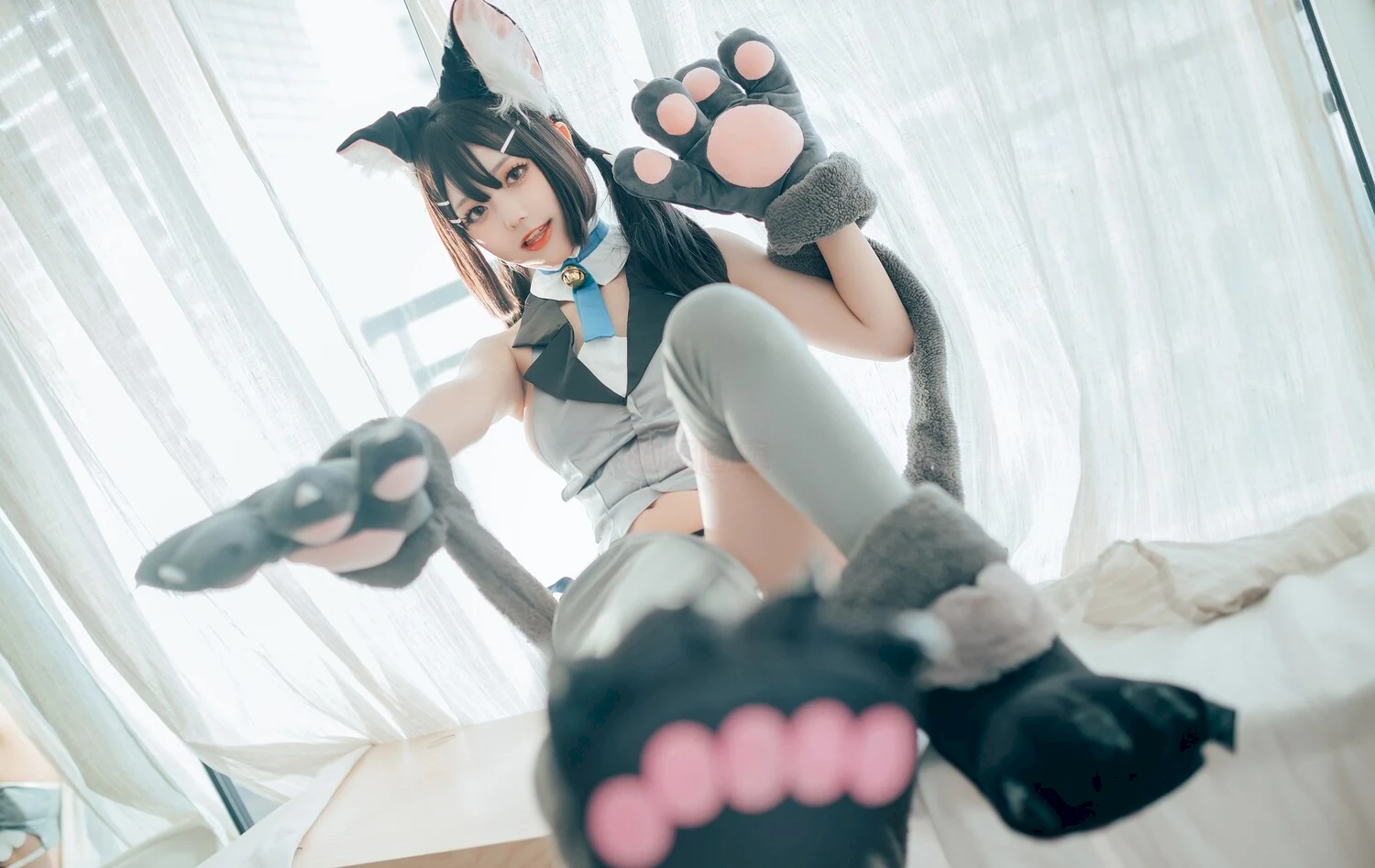 蓝小沂KiKi写真图片 性感美少女 网红模特