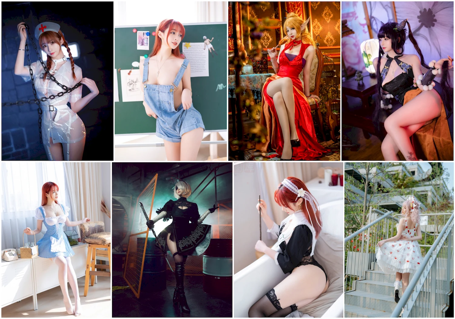 叉子宝宝写真图片 性感美少女 网红模特