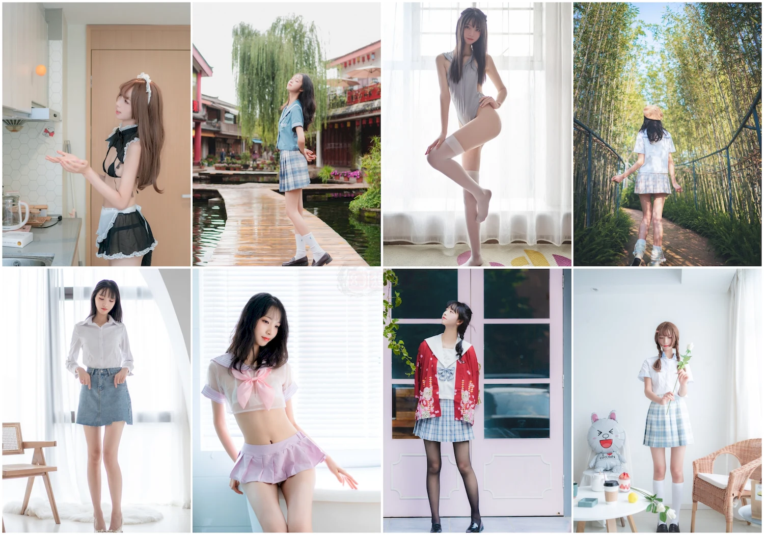 西瓜少女写真图片 性感美少女 网红模特