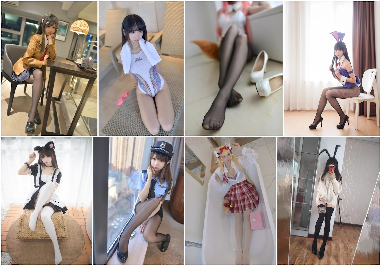 雪琪SAMA写真图片 性感美少女 网红模特