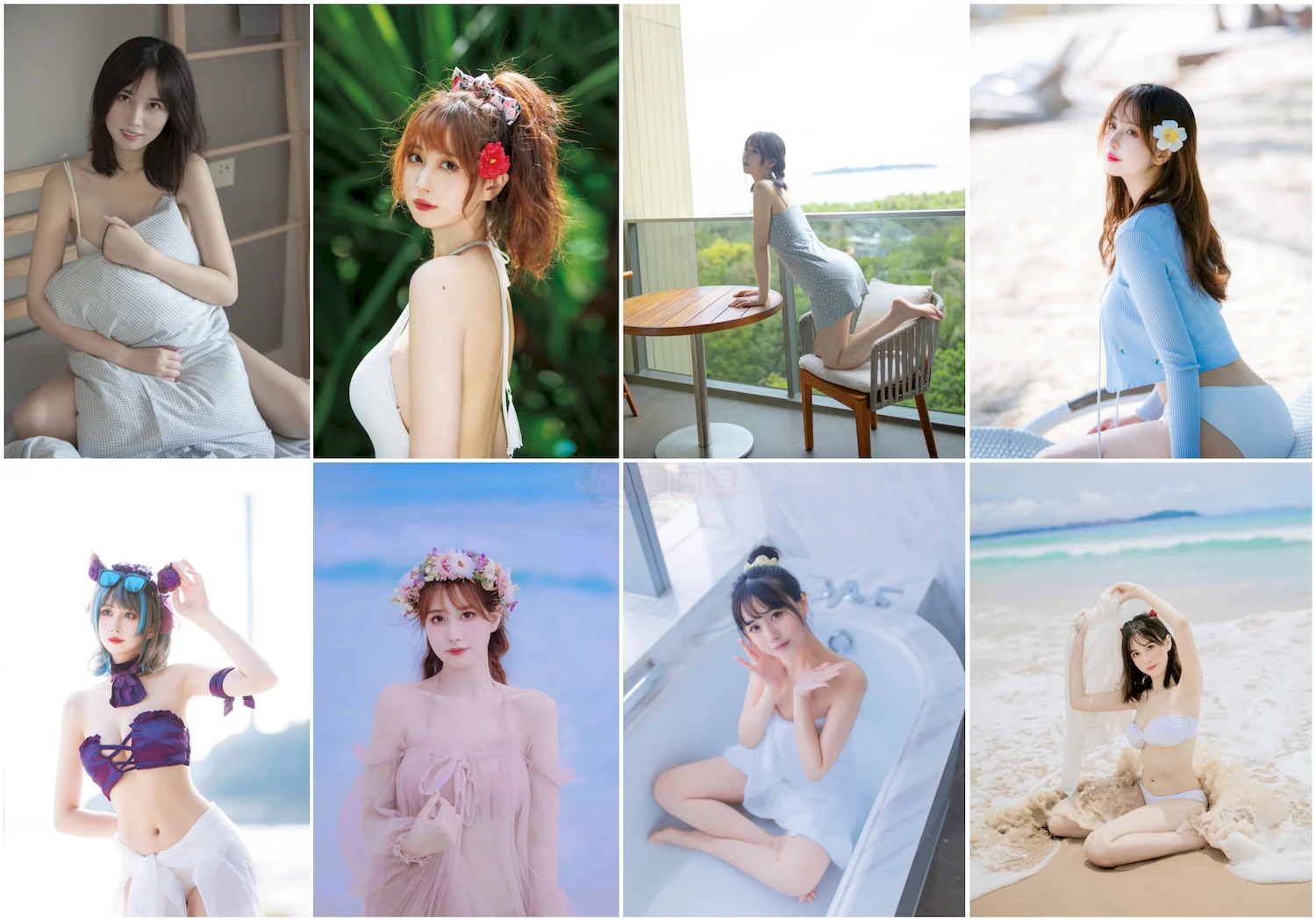 念雪ww写真图片 性感美少女 网红模特