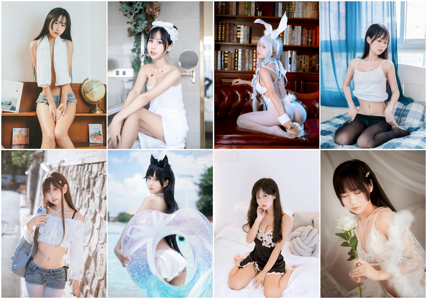 萌芽儿写真图片 性感美少女 网红模特