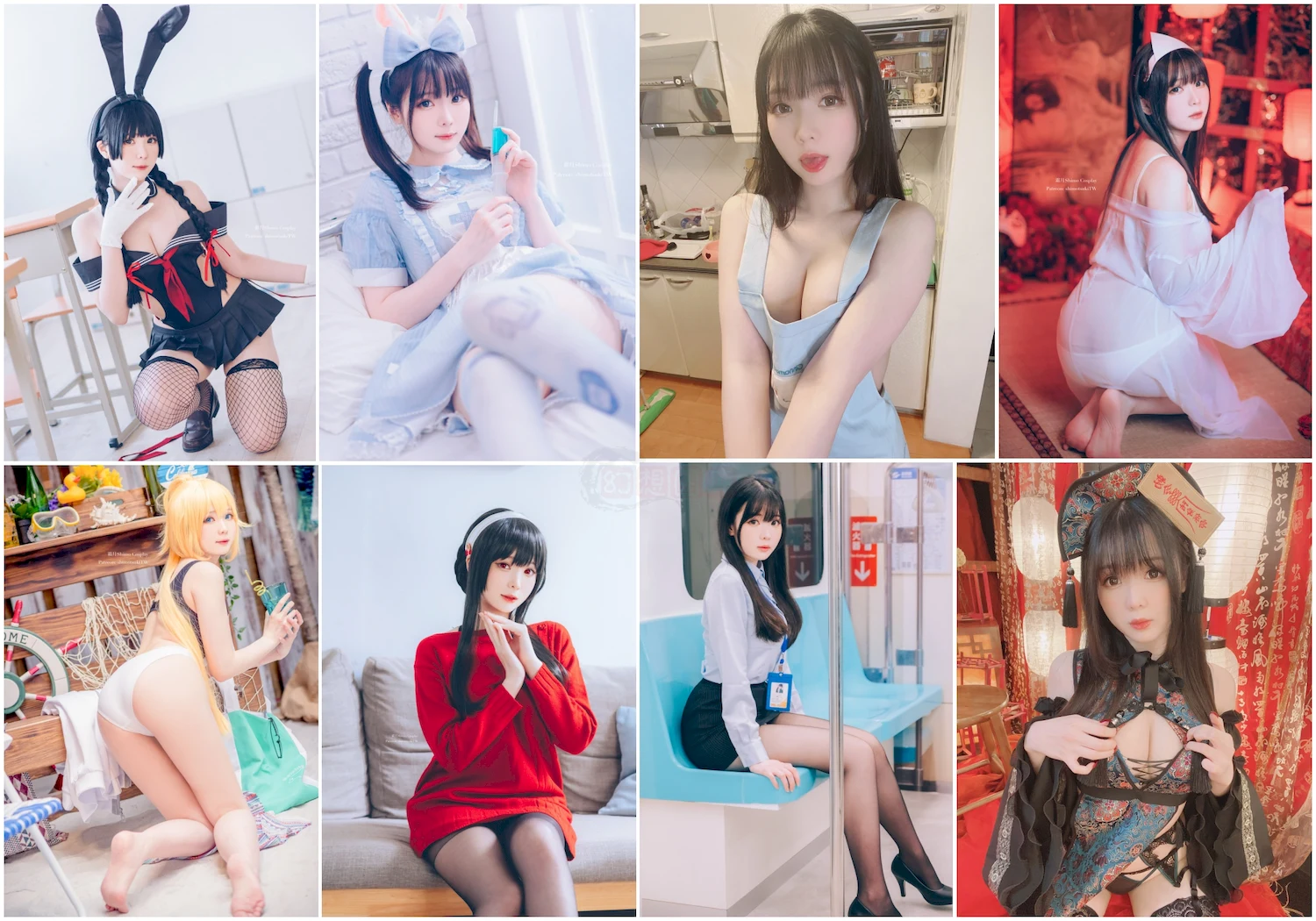 霜月shimo写真图片 性感美少女 网红模特