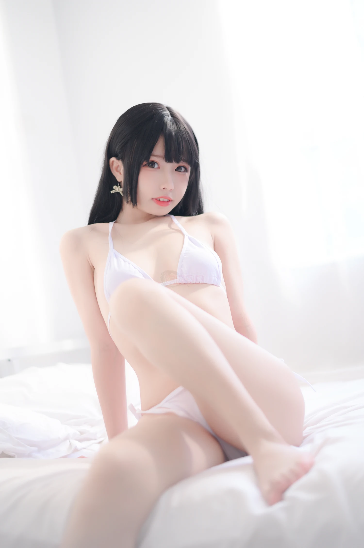 十万珍吱伏特写真图片 性感美少女 网红模特