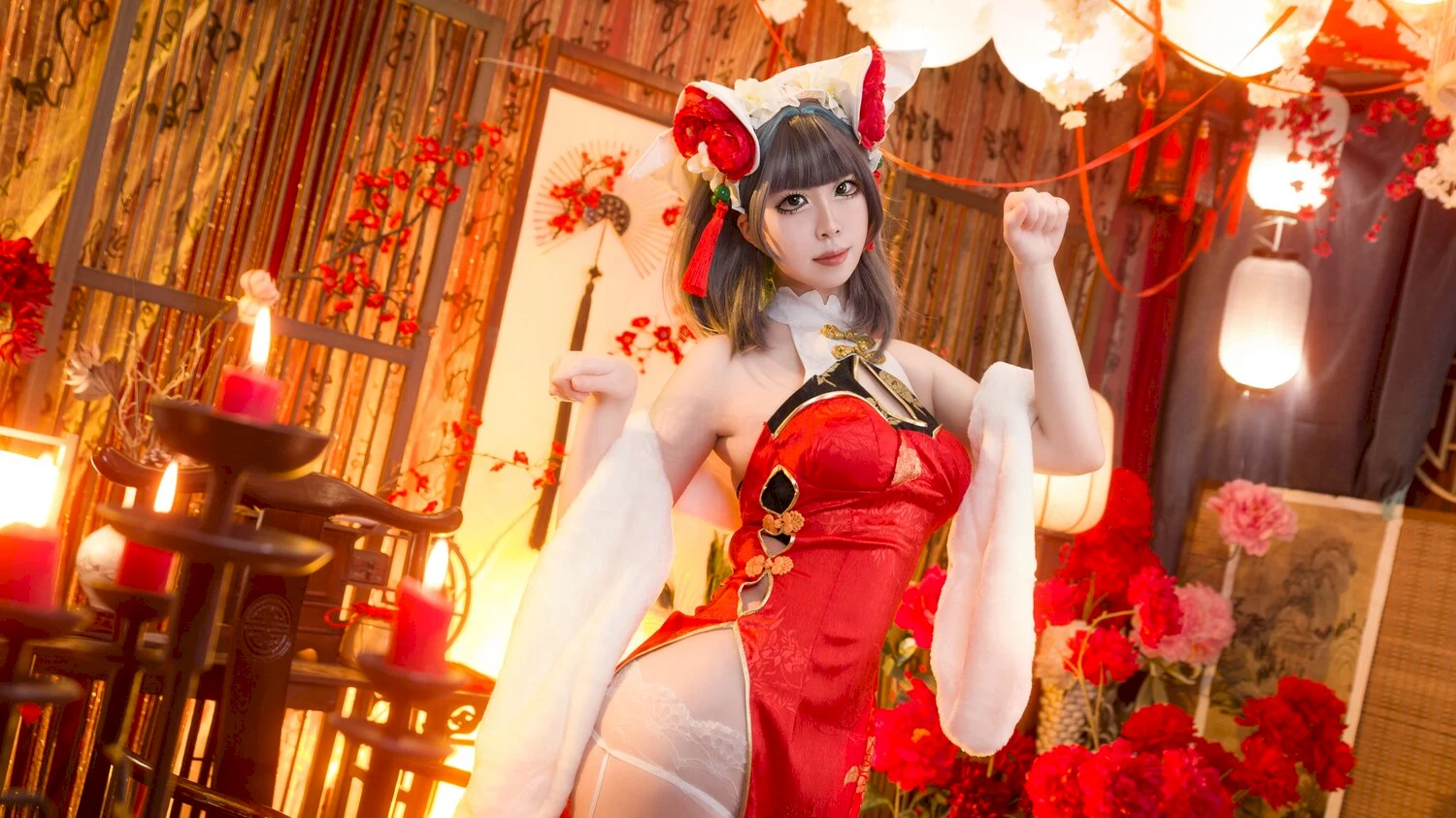 大米米球写真图片 性感美少女 网红模特